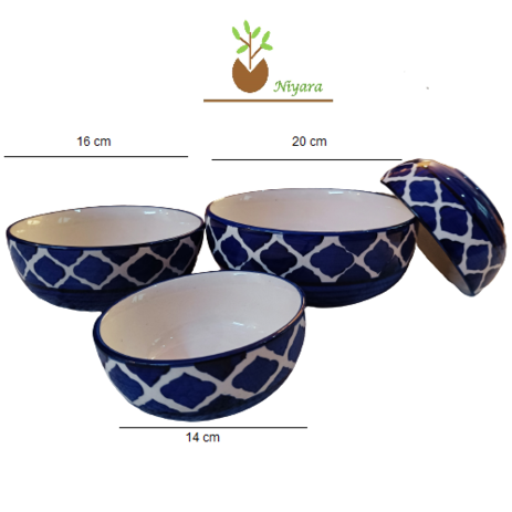 Shibori Bowl Set of 4