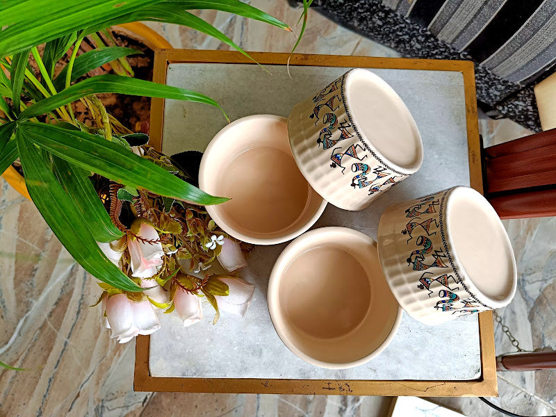 Antique Egyptian Bowl Set of 4