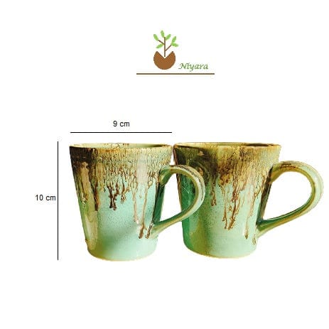 I M Glitter Mugs Set of 2