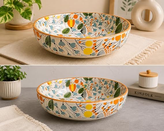 Niyara Premium Orange leaf bowl set of 1
