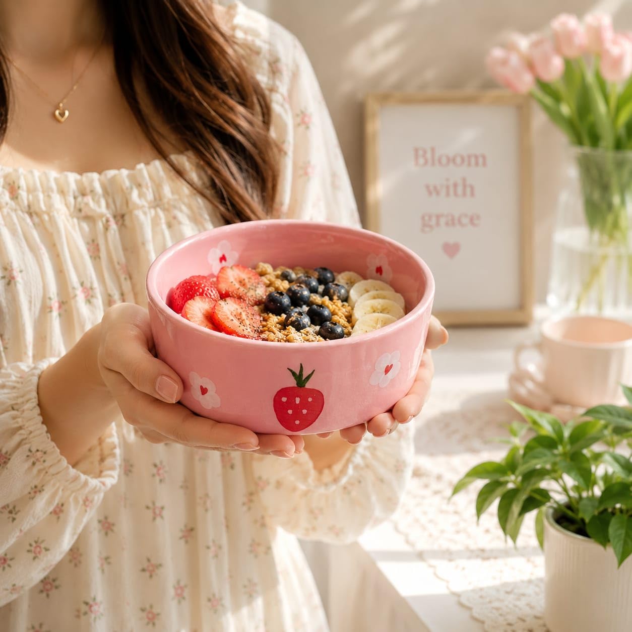 Niyara Cute Strawberry Bowl set of 1