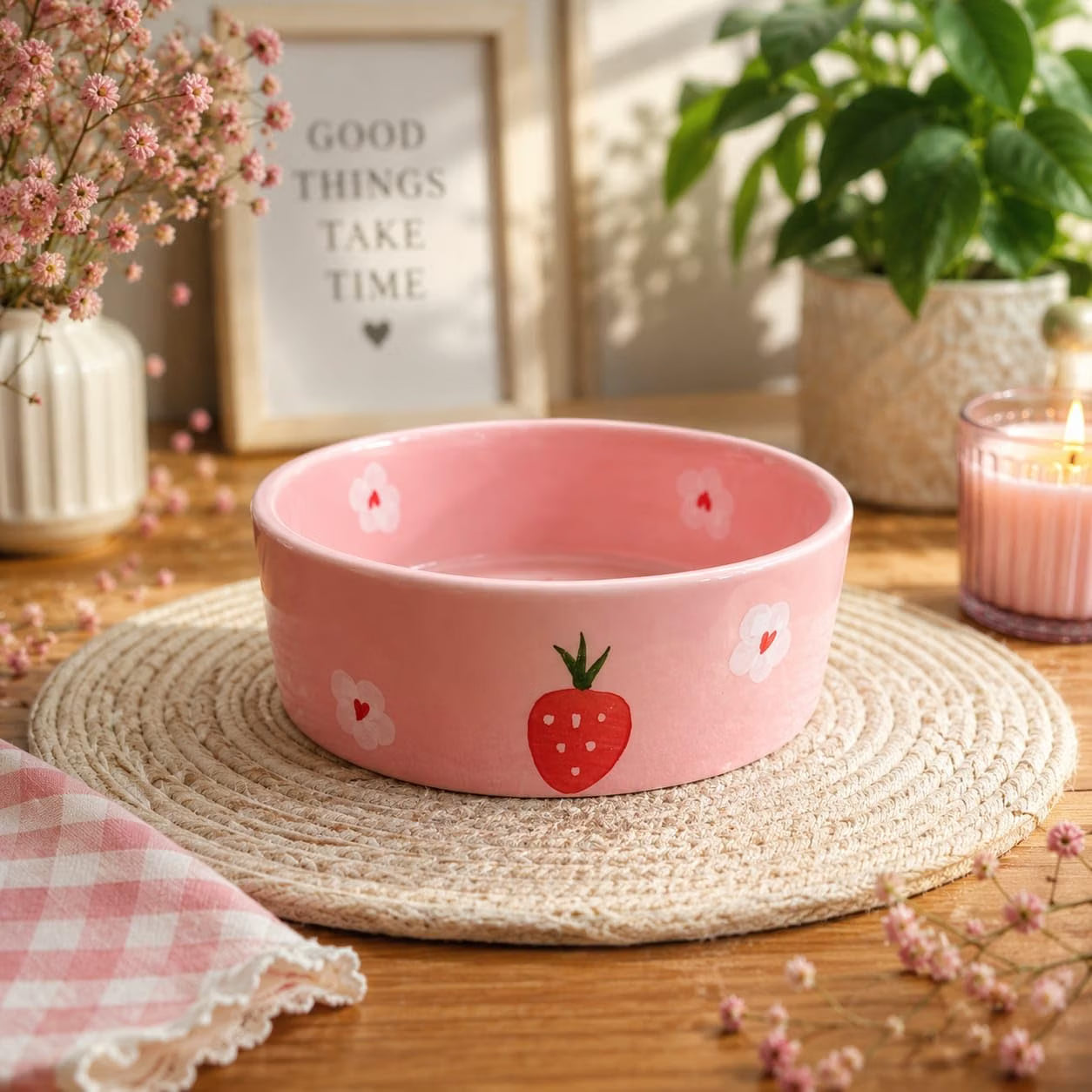 Niyara Cute Strawberry Bowl set of 1