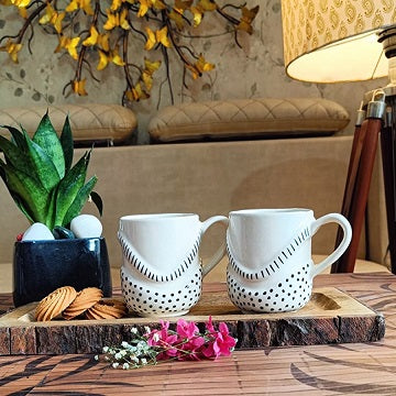 Rain drop Coffee Mug set of 2